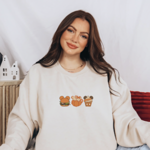 Halloween Hamburguer Crew neck