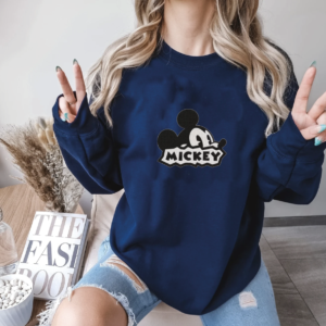 Vintage retro mickey crew neck
