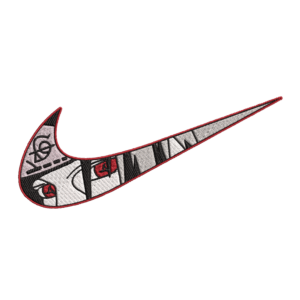 Diseño de bordado: Nike, Naruto Isotipo. (Logo Nike)