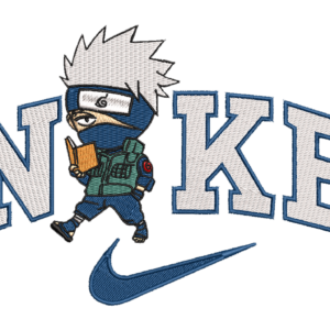 Diseño de bordado: Nike Naruto Cartoon