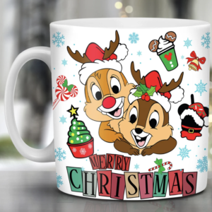Taza Chip & Dale Navideño