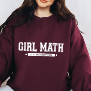 Girl math Crew neck