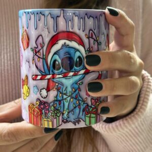 Taza Christmas Stich Presents