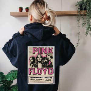 Retro pink floyd hoodie oversized
