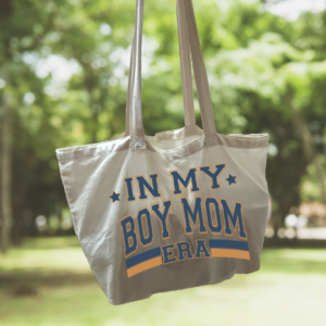 Boy mom era retro tote