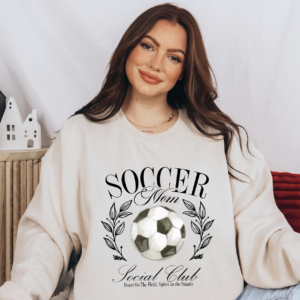 Soccer moms aesthetic crew neck