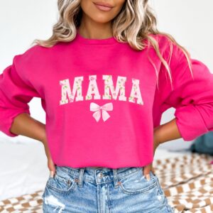 Flower MAMA crew neck