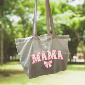 Mama Flores varsity tote