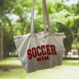 Soccer mom tote bag