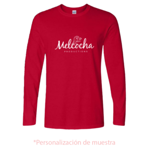 Buzo manga larga estampado empresarila personalizado en melcocha productions