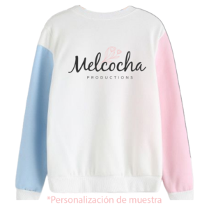 Sudadera Mulitcolor empresarial, personalizable en Melcocha Productions