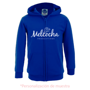 Hoodie con cierre, empresarial personalizable en Melcocha Productions