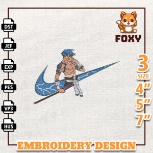 Diseño de bordado: Nike Logo Gurren Langan