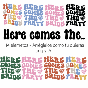 Here comes the bride & party Dimond Descargable